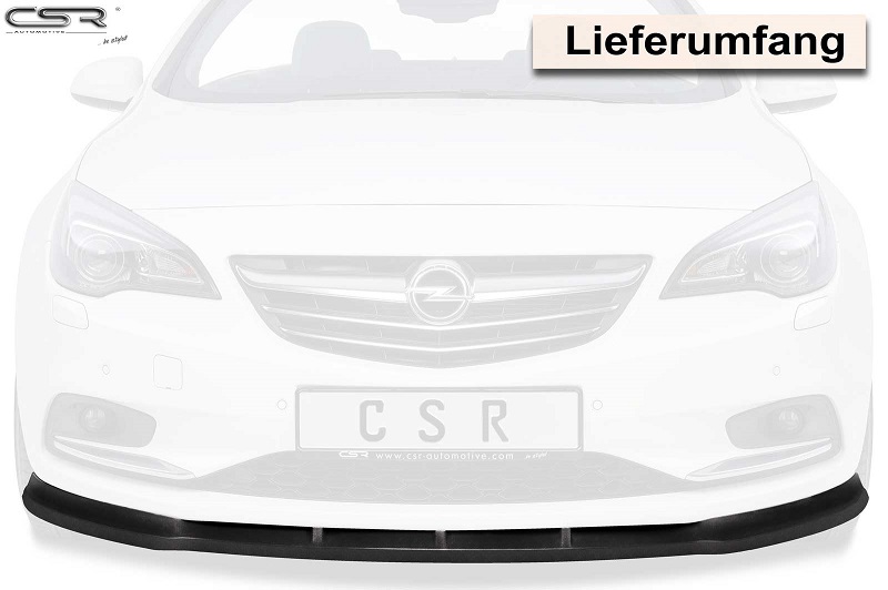 Voorspoiler Opel Cascada Glans Zwart