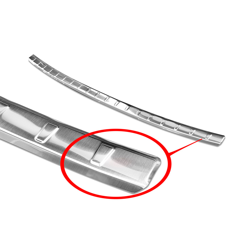 Stainless Steel Rear bumper protector  Audi A1 (GB) Sportback 2018- 'Ribs'