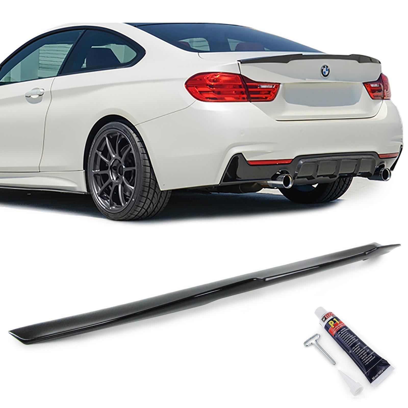 Achterspoiler BMW M4 F82 Coupe Carbon Look