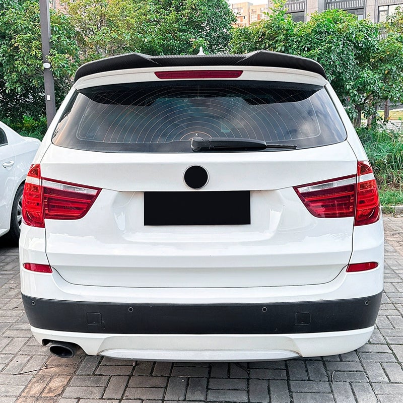 Roof spoiler  BMW X3 (F25) 2010-2017 (ABS Glossy Black)