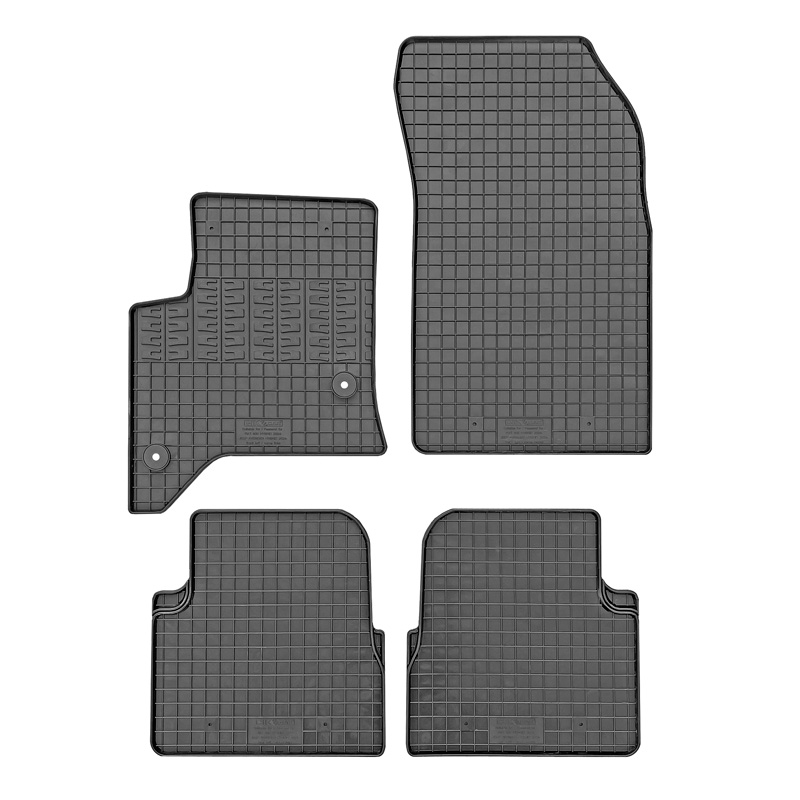 Rubber matten  Jeep Avenger (Hybrid) 2023- & Fiat 600 (Hybrid) 2023- & Alfa Romeo Junior (Hybrid) 2024- (4-delig + montagesysteem)