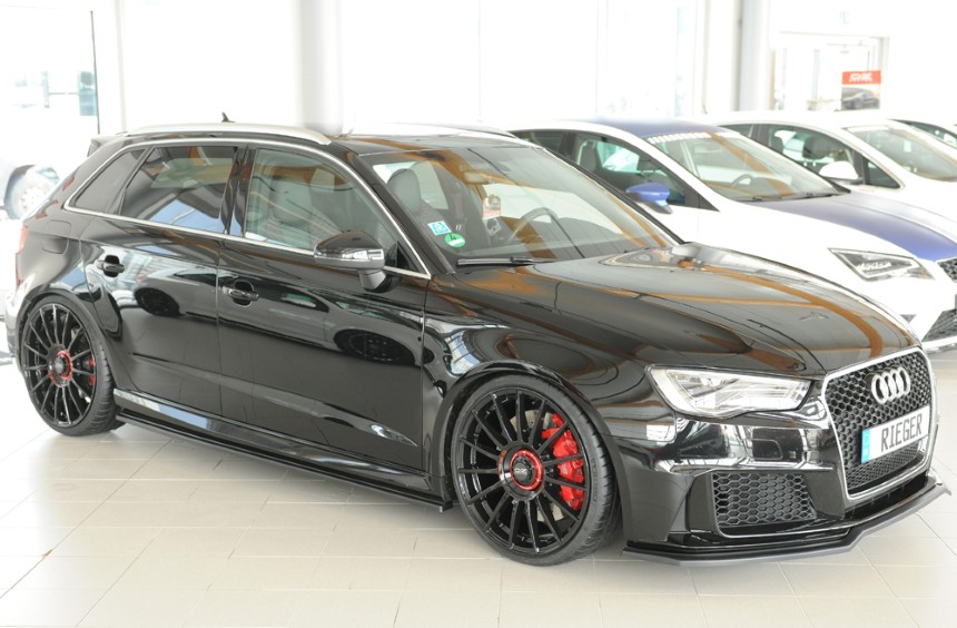 Voorspoiler Audi RS3 8V Sportback Rieger
