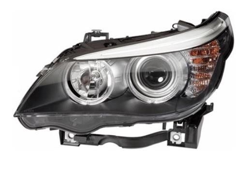 koplamp, Hella, H7+H7, elektr verstelb, links, 04/2007-BMW 5 ser