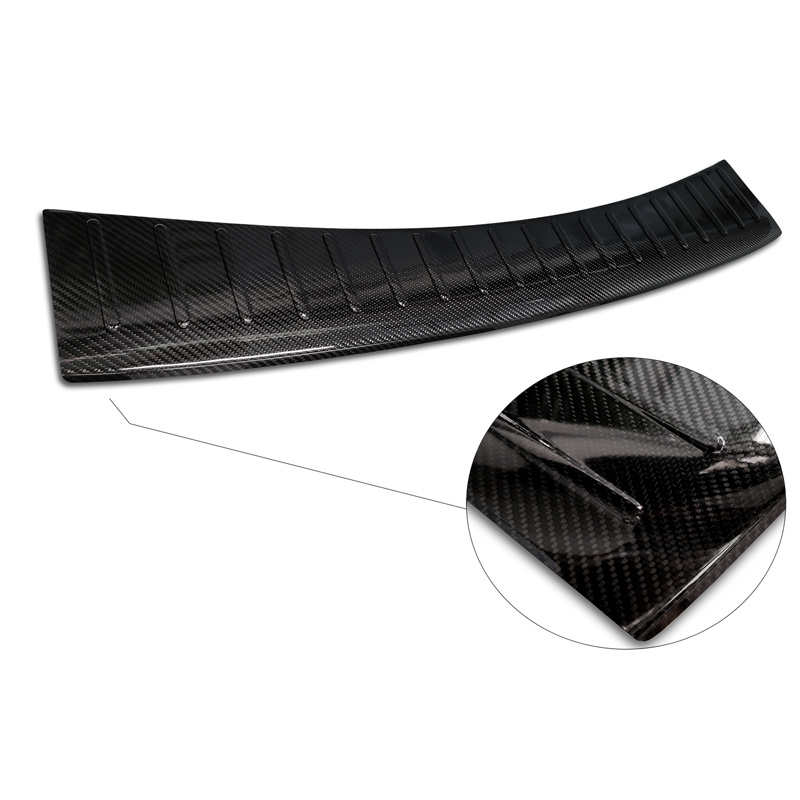 Real 3D Carbon Rear bumper protector  Peugeot 508 I SW 2011-2014 & Facelift 2014-2018 'Ribs'