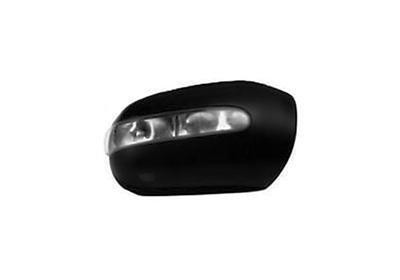 spiegelkap, zwart, wit knipperlicht, links, 10/2002-Mercedes S k