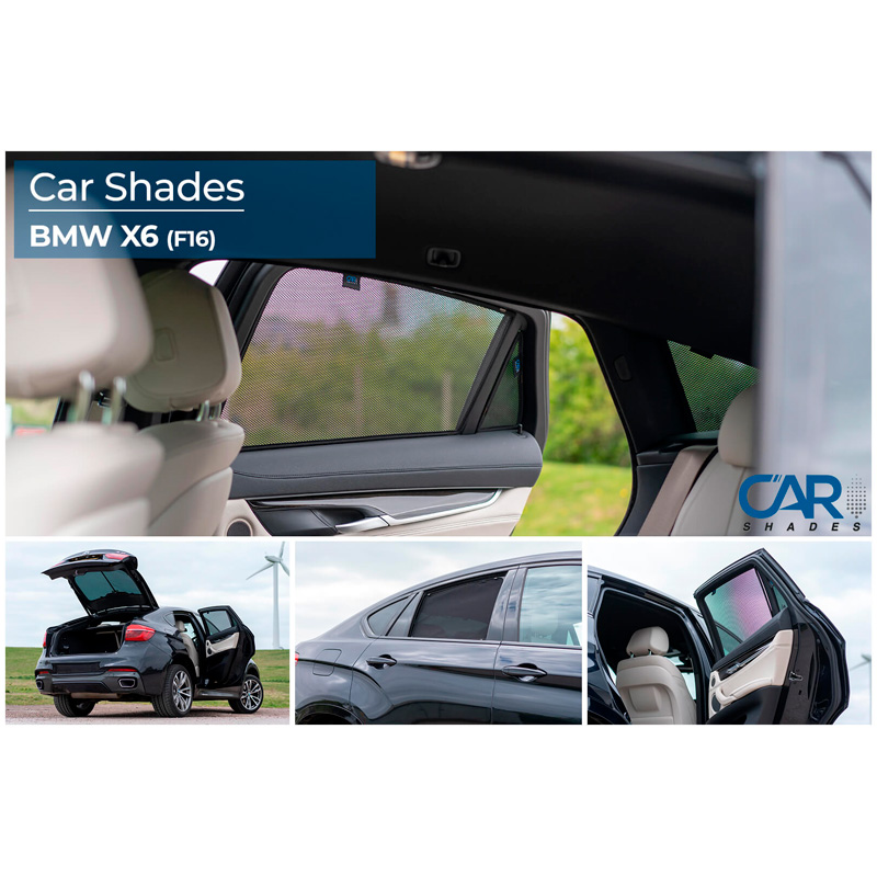 Set Car Shades  BMW X6 F16 5 doors 2014-2019 (8-pieces)
