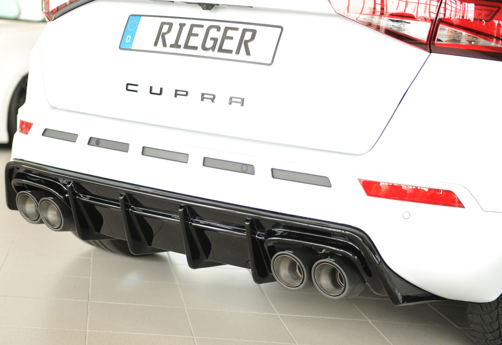 Diffusor Seat Ateca 5FP Cupra Rieger Glans Zwart