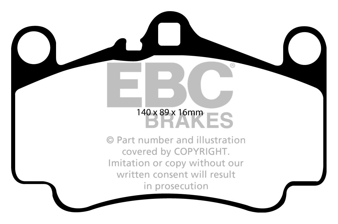 EBC Brakes PORSCHE 911 (997) (Cast Iron Disc Only) 3.8 Carrera 4