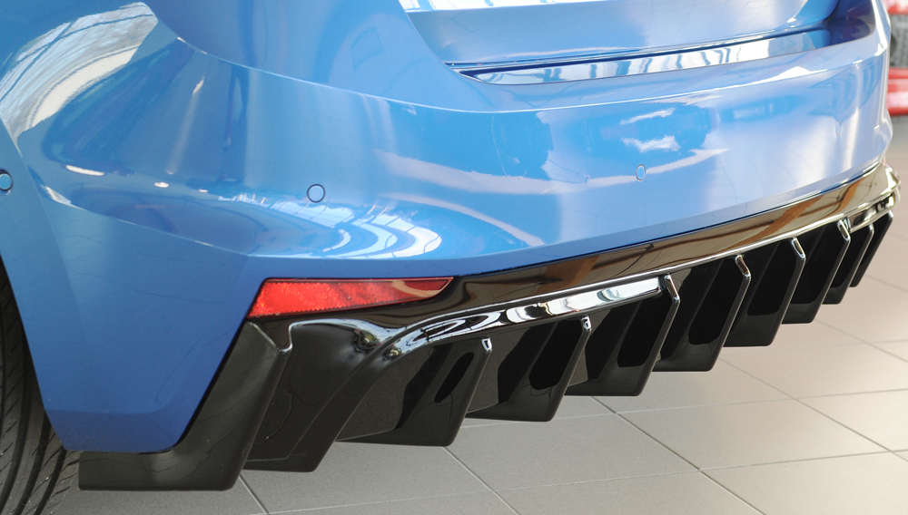 Achterdiffuser Škoda Fabia (PJ) Monte Carlo – 06/2021 – Glans Zwart