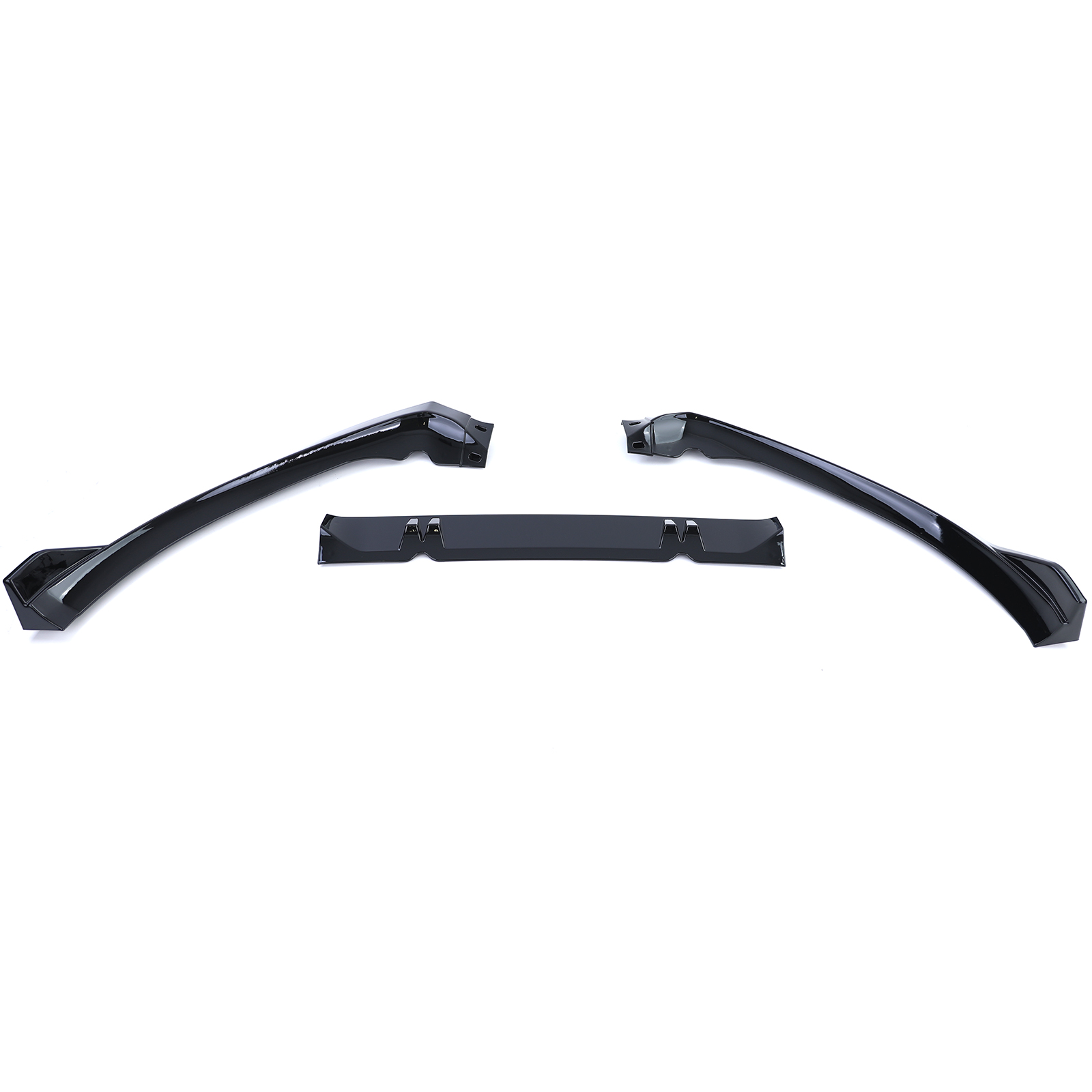 Voorspoiler Audi A5 8T/8F 11-17 Glans Zwart