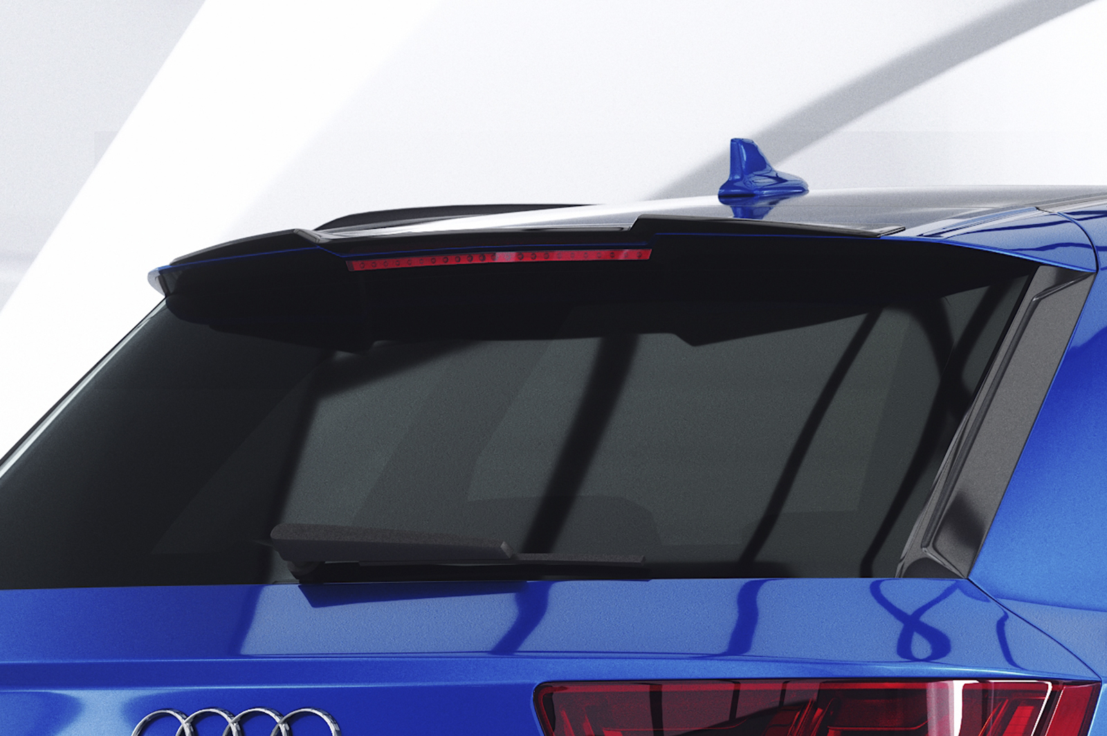 Spoiler Audi Q7 S-Line SQ7 CSR Glans Zwart