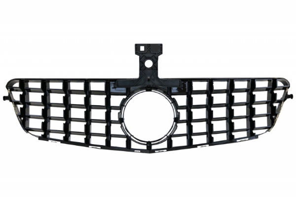 Grill Mercedes C-klasse W204 S204 GT Look Panamericanan Chroom Zwart
