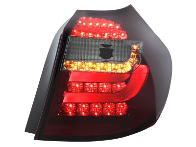 Achterlichten BMW E87/E81 Tube LED rood/smoke 04-07