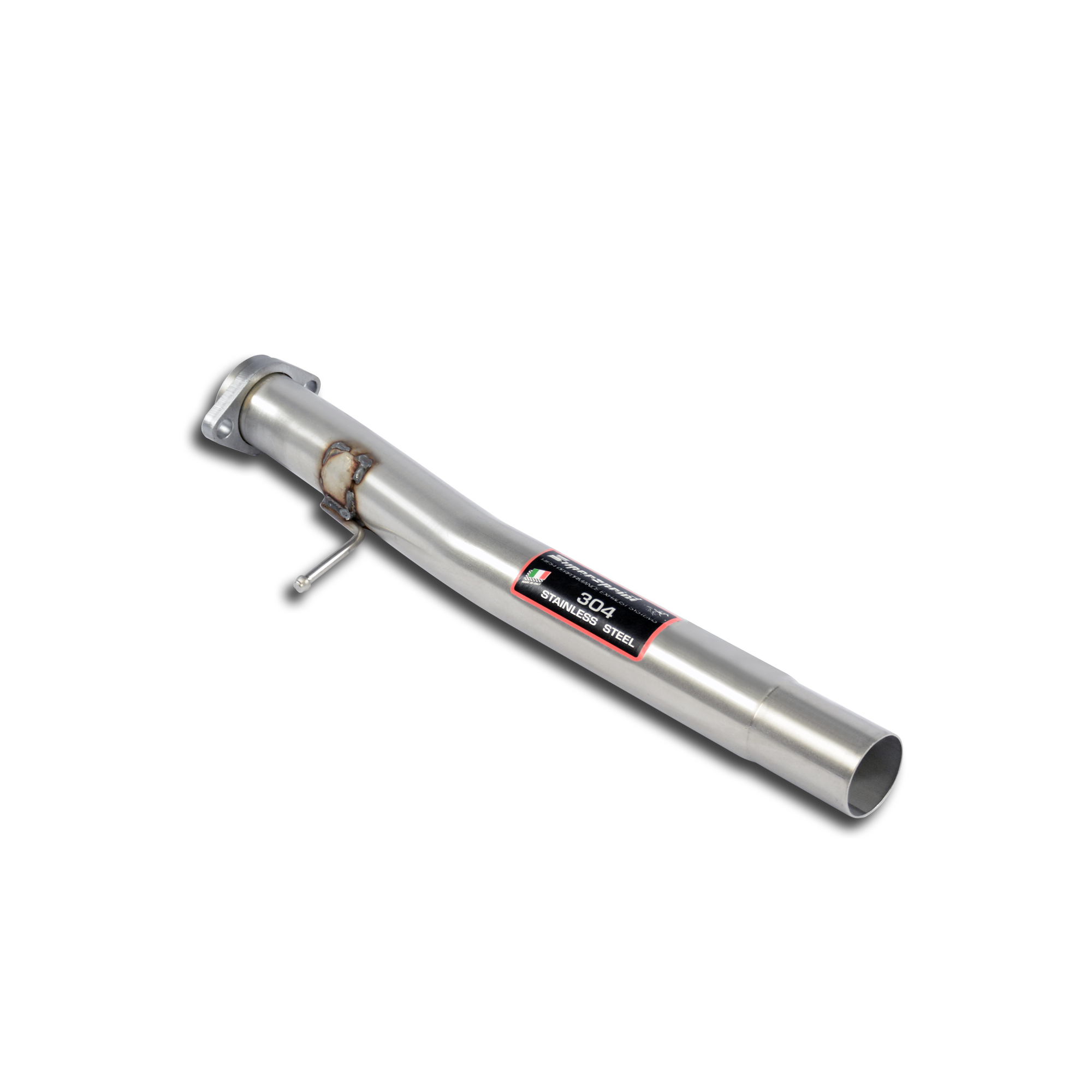 Connecting pipe for Performance sport exhaust for 500 ABARTH 1.4T (135 Hp) Ø65 mm
