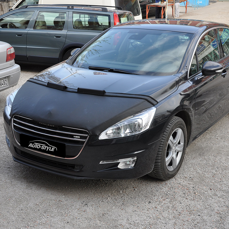 Motorkapsteenslaghoes  Peugeot 508 2011- zwart