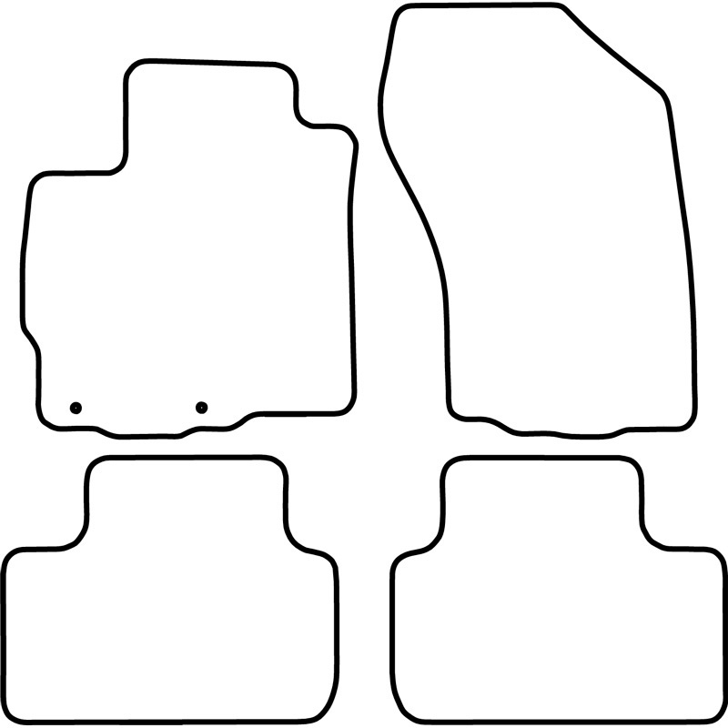 Automatten Velours  Citroen C4 Aircross 2010- & Peugeot 4008 2012-