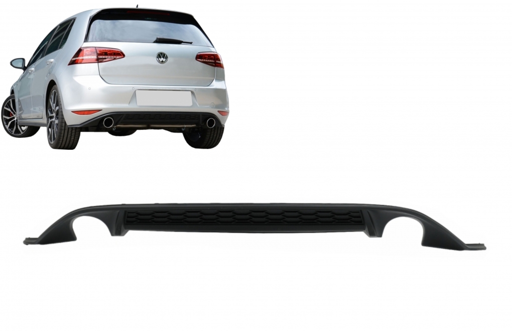 Achterbumper Diffusor VW Golf 7 GTI-Look