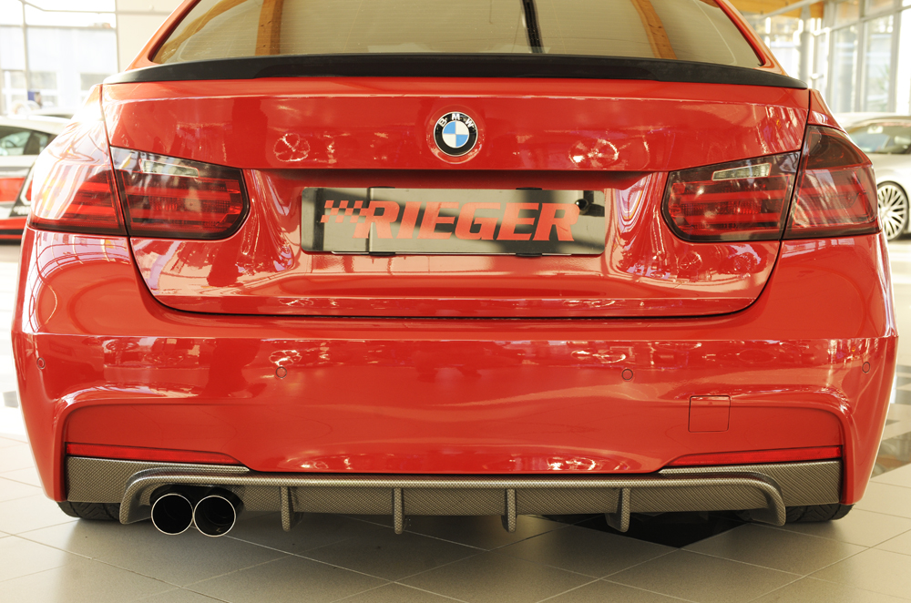 Achter Diffuser BMW 3Serie F30/F31 2012-... Carbon Rieger