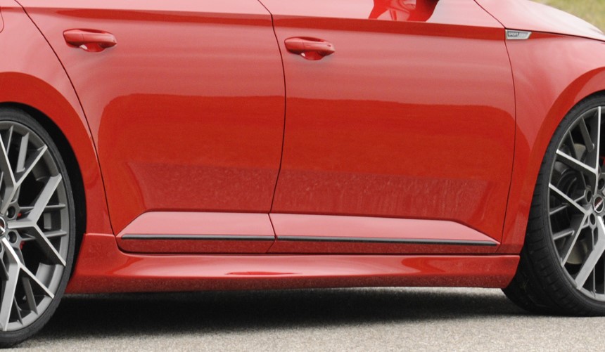 Zijskirts Skoda Superb III (3T/3V) Rieger