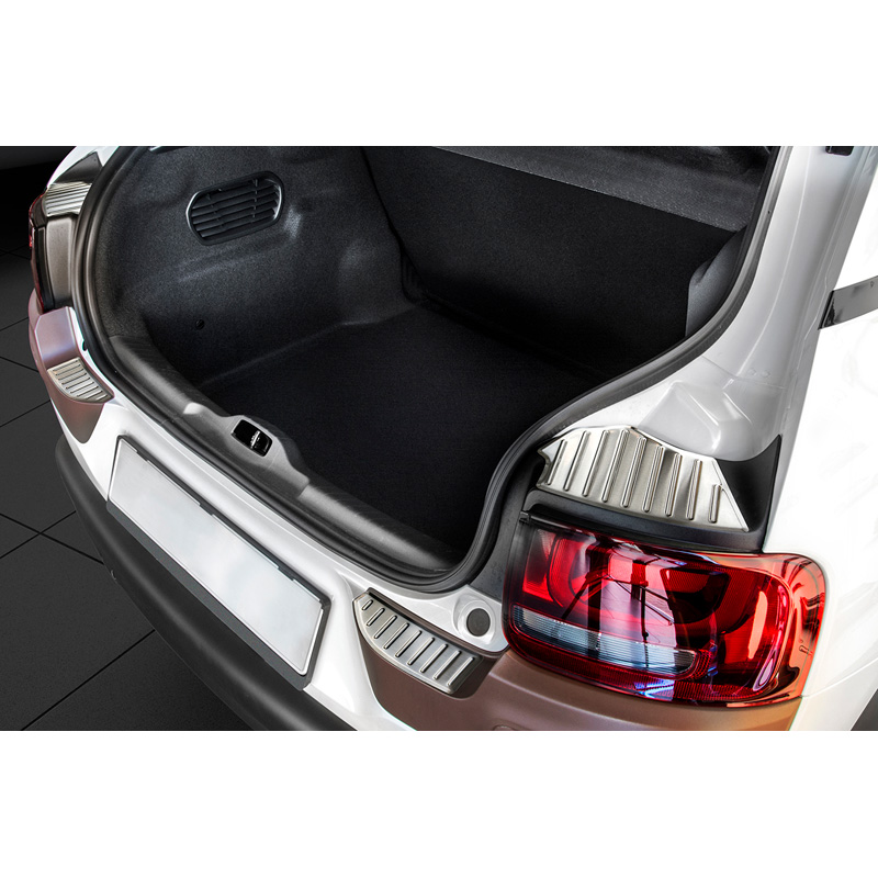 Stainless Steel Rear bumper protector  Citroën C4 Cactus 2014-2018 2-pieces 'Ribs'