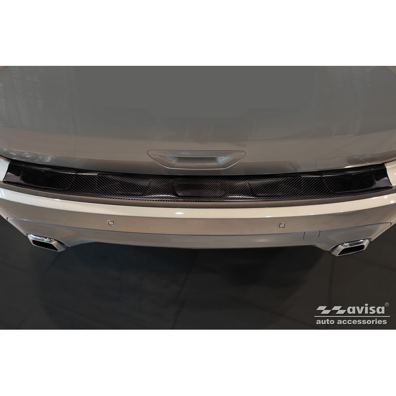 Echt 3D Carbon Achterbumperprotector  Ford Edge II Facelift 2018- incl. ST-Line & Vignale 'Ribs'