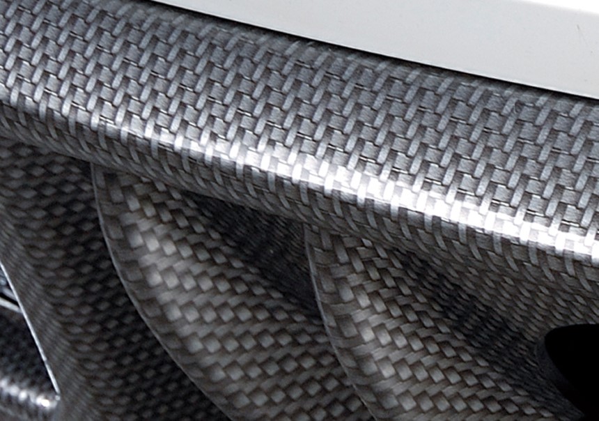 Diffuser Fiat 500 (312) dubbele uitlaat Rieger carbon-look