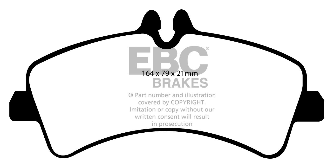 EBC Brakes MERCEDES BEDRIJFSWAGEN Sprinter 416D 2.1 TD 2009-.. R