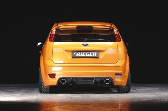 Achterbumper Diffusor Rieger Ford Focus 2 04-08 Carbon Duplex Rieger