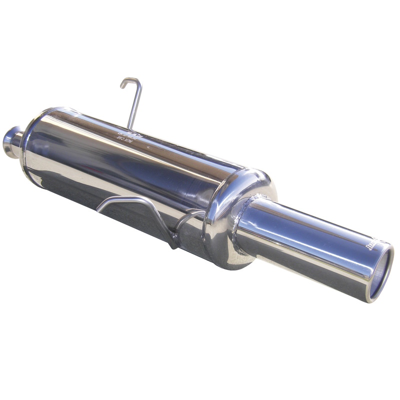 100% Inox Sport Exhaust  Peugeot 206 1.4 (75HP) -2000 80mm