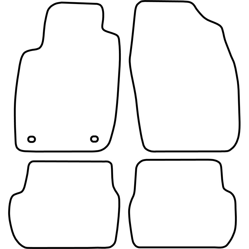 Set velour car mats  Toyota Starlet 1996-1999