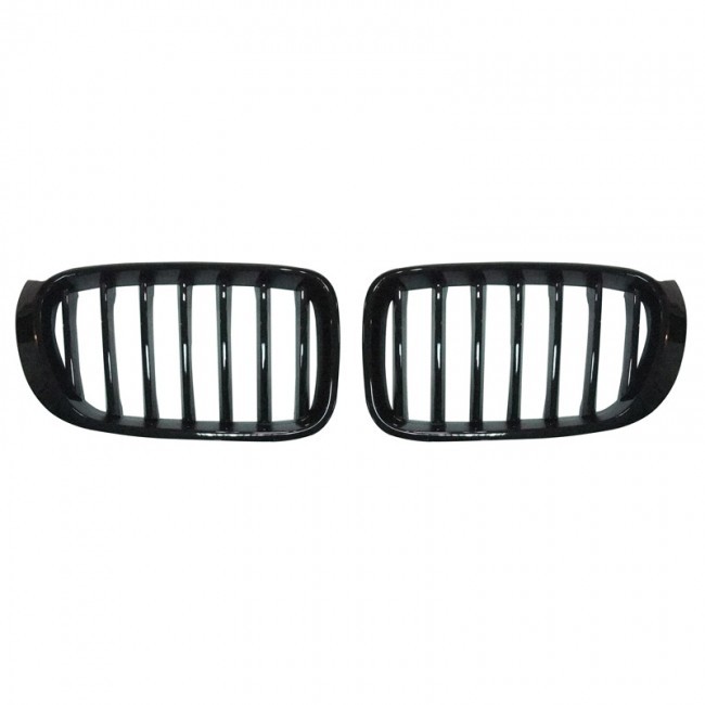 Glanzend zwarte Grills BMW X4 F26 2014-2016