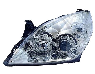 Koplampen Opel Vectra C 05-08 Angel Eyes chroom