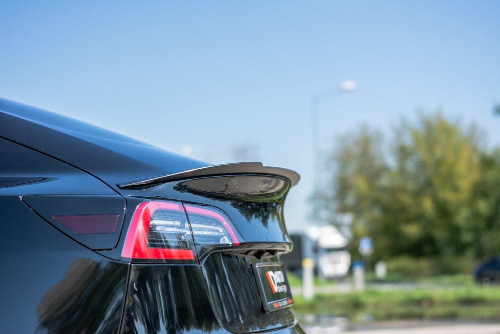 Spoiler Tesla Model 3 Maxton Glans Zwart