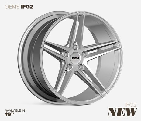 OEMS IFG 2 19X8.5 5X112 42 MACHINED SILVER VELGEN