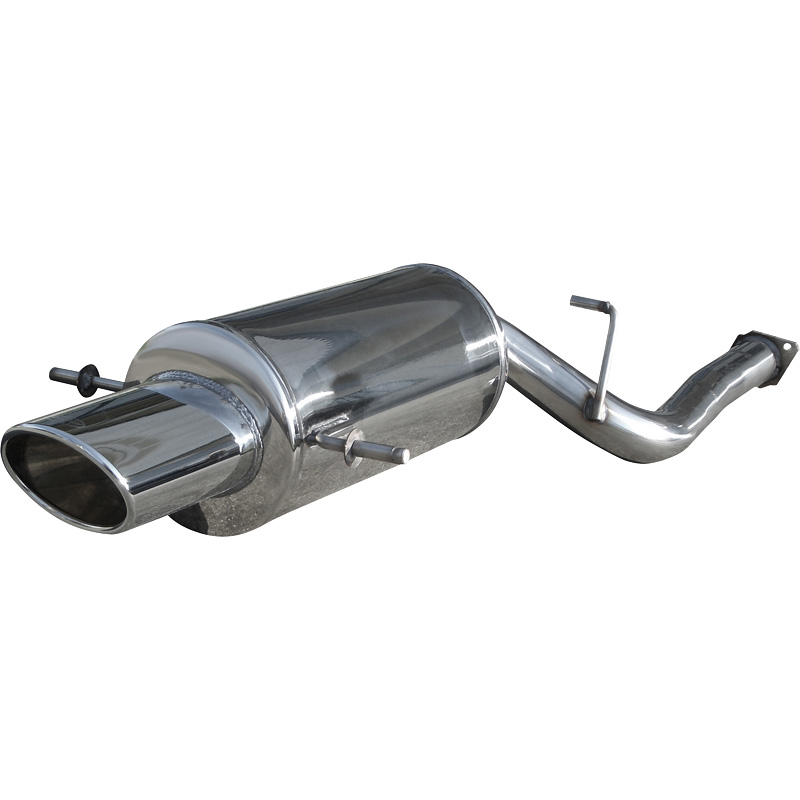 100% Inox Sport Exhaust  Subaru Impreza 4WD 2.0 STi 2002- 150x105mm