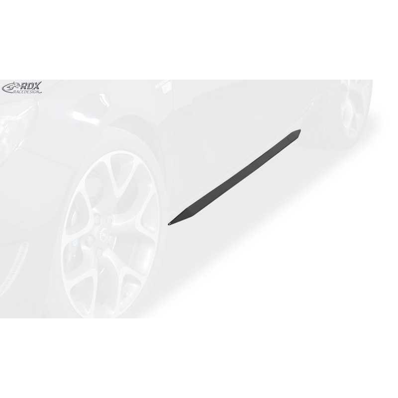 Side skirts 'Slim'  Opel Insignia 2008-2017 Sedan/Sportstourer incl. OPC (ABS glossy black)