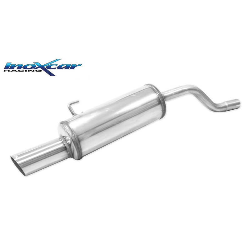 100% Inox Sport Exhaust  Renault Clio II 1.4 16v 98hp 1999- 1x90mm Rally