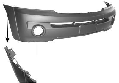 voorbumper, in primer, EX,-04/2006 Kia Sorento, 2002-2009