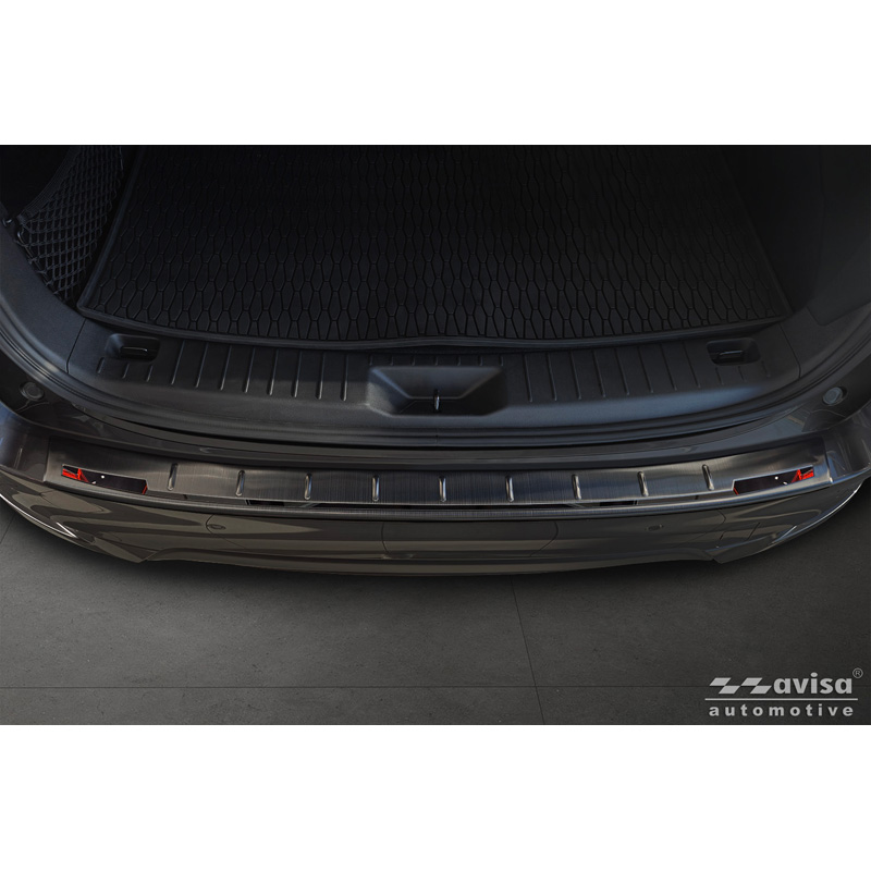 Avisa Black Stainless Steel Rear bumper protector  Mazda CX-60 (KH_) 2022- 'Shadow Premium'