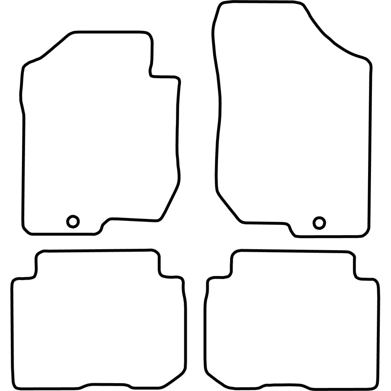 Automatten  Kia Carens 2006-2011 (5 personen)