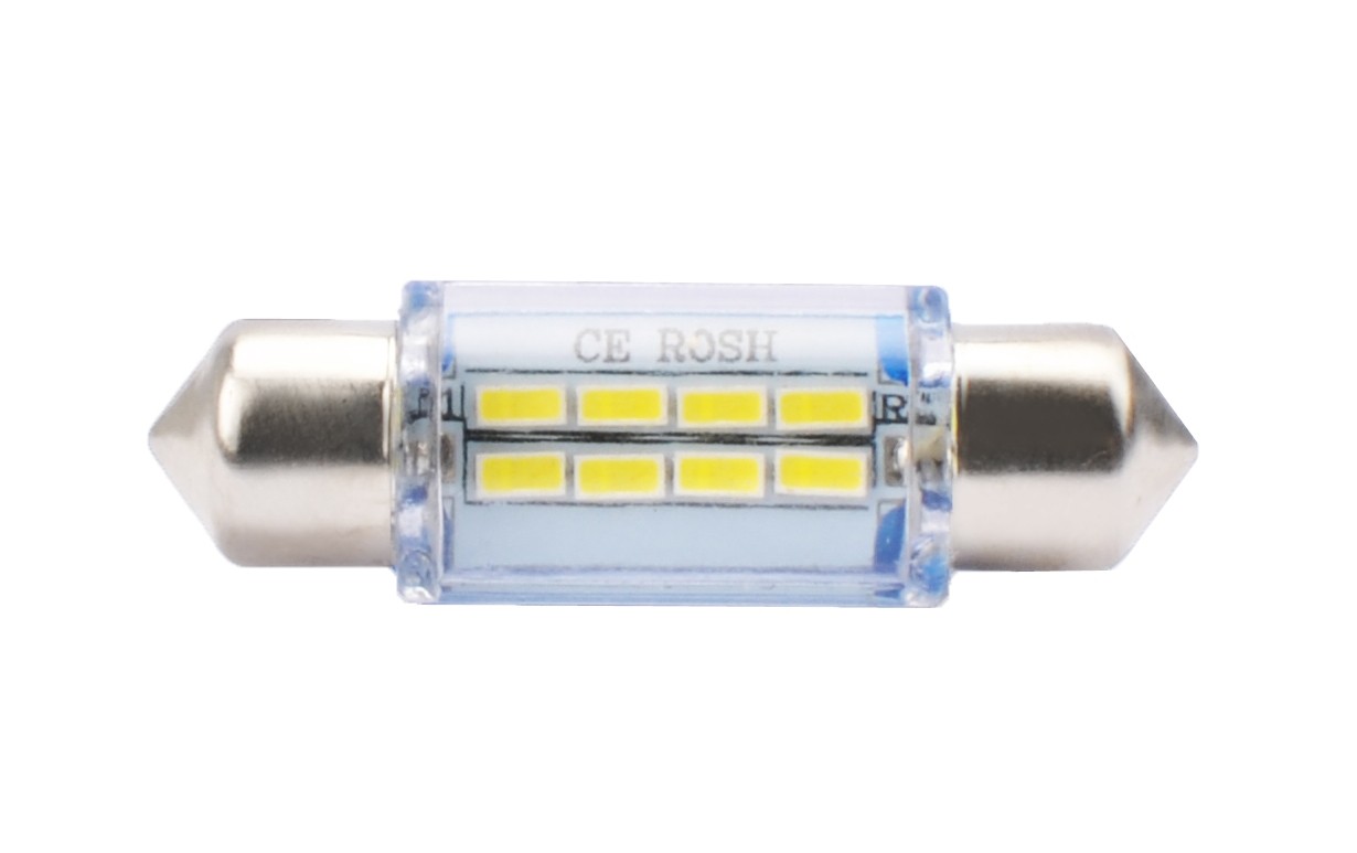 Buislampjes LED C5W 36mm 8xSMD Wit