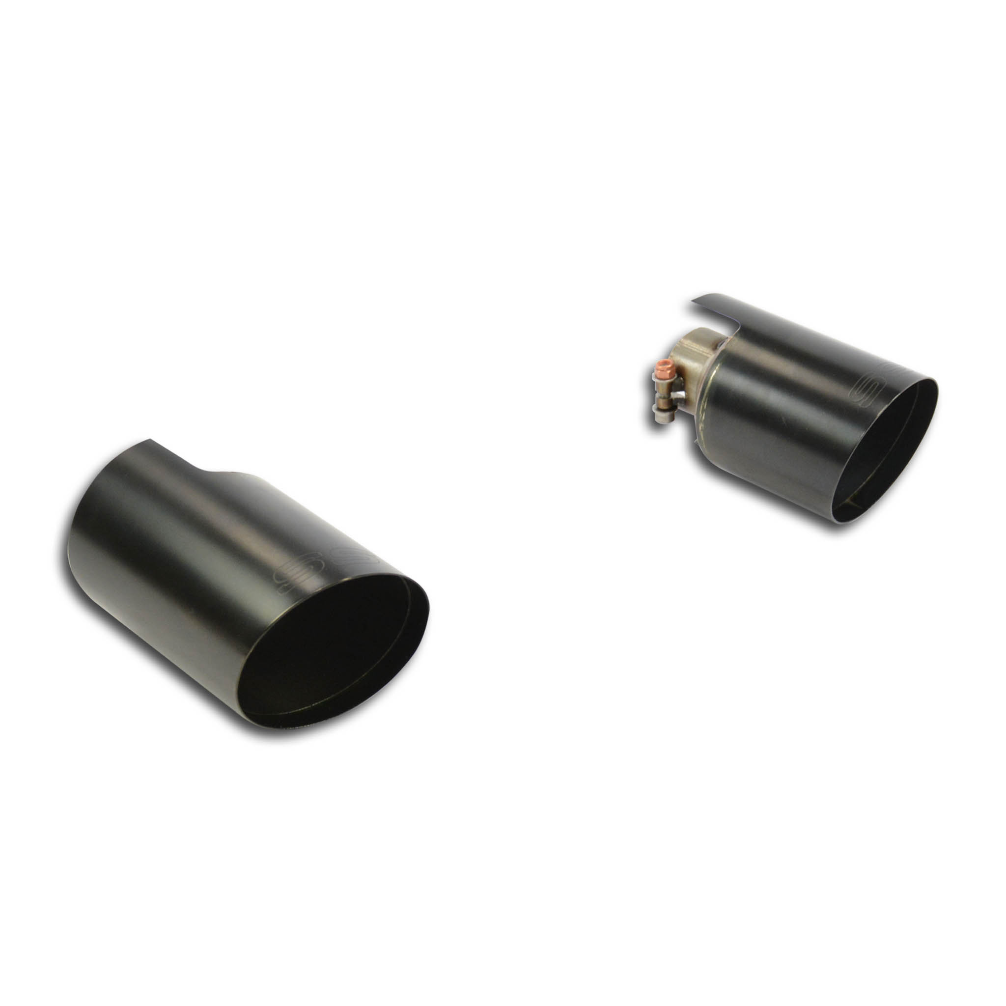595 ABARTH 1.4T "Pista" (160 Hp) 2016 Endpipe kit "Race" Black Right O100 - Left O100
