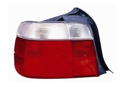 achterlicht, Compact, wit knipperlicht, incl fittingdeel, rechts