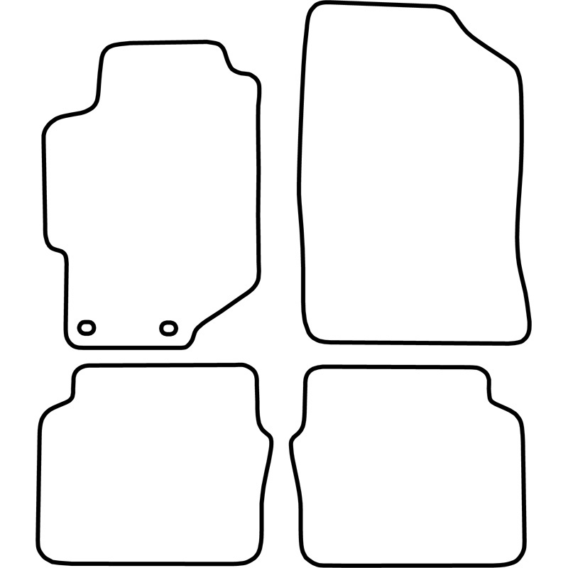 Set velour car mats  Honda Accord 2001-2003