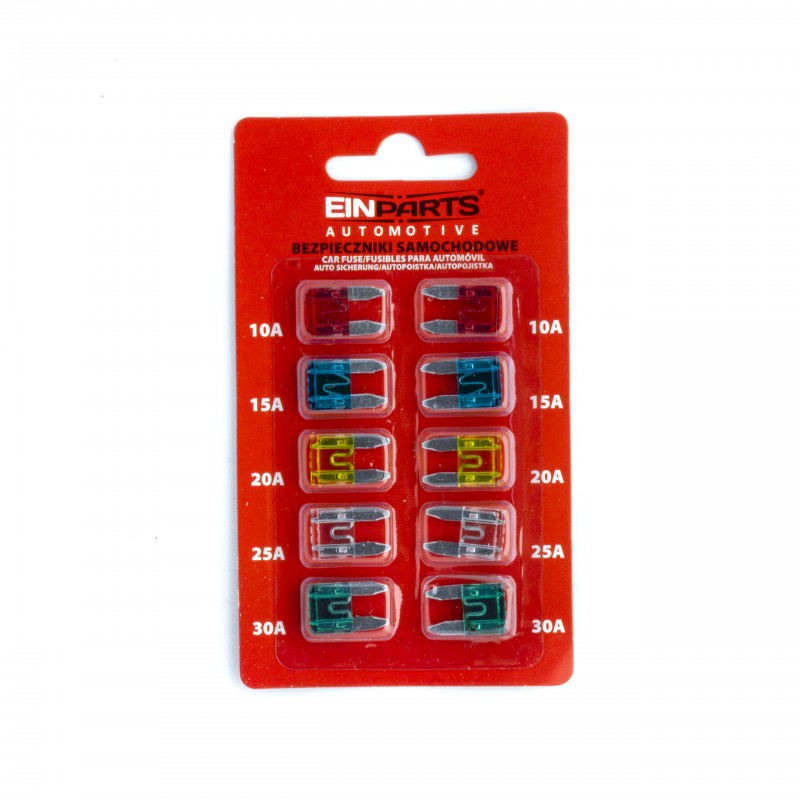 EPFUSE08 CAR FUSE SET MINI 10 PCS