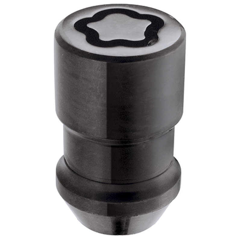 McGard Wheel locking nuts M12x1.50 Black - Conical - Length 37.0mm (19mm hex)