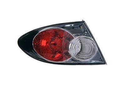 achterlicht, 4/5 drs, donker grijs, buiten, zonder fittingdeel,