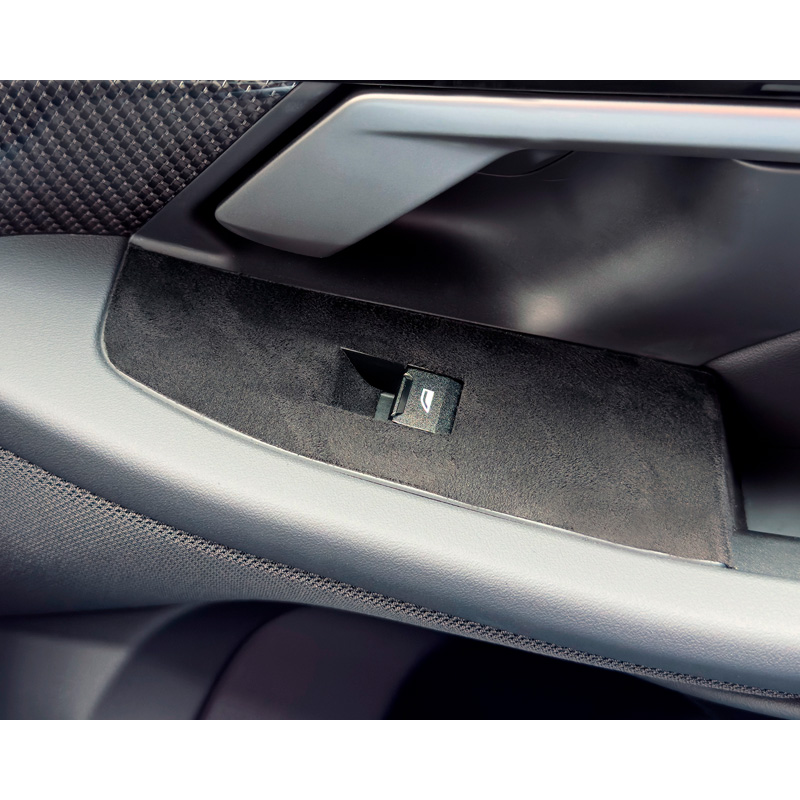 Foliatec Cockpit Design Film Panther Wrap (Alcantara-Look) - Black - 15x140cm