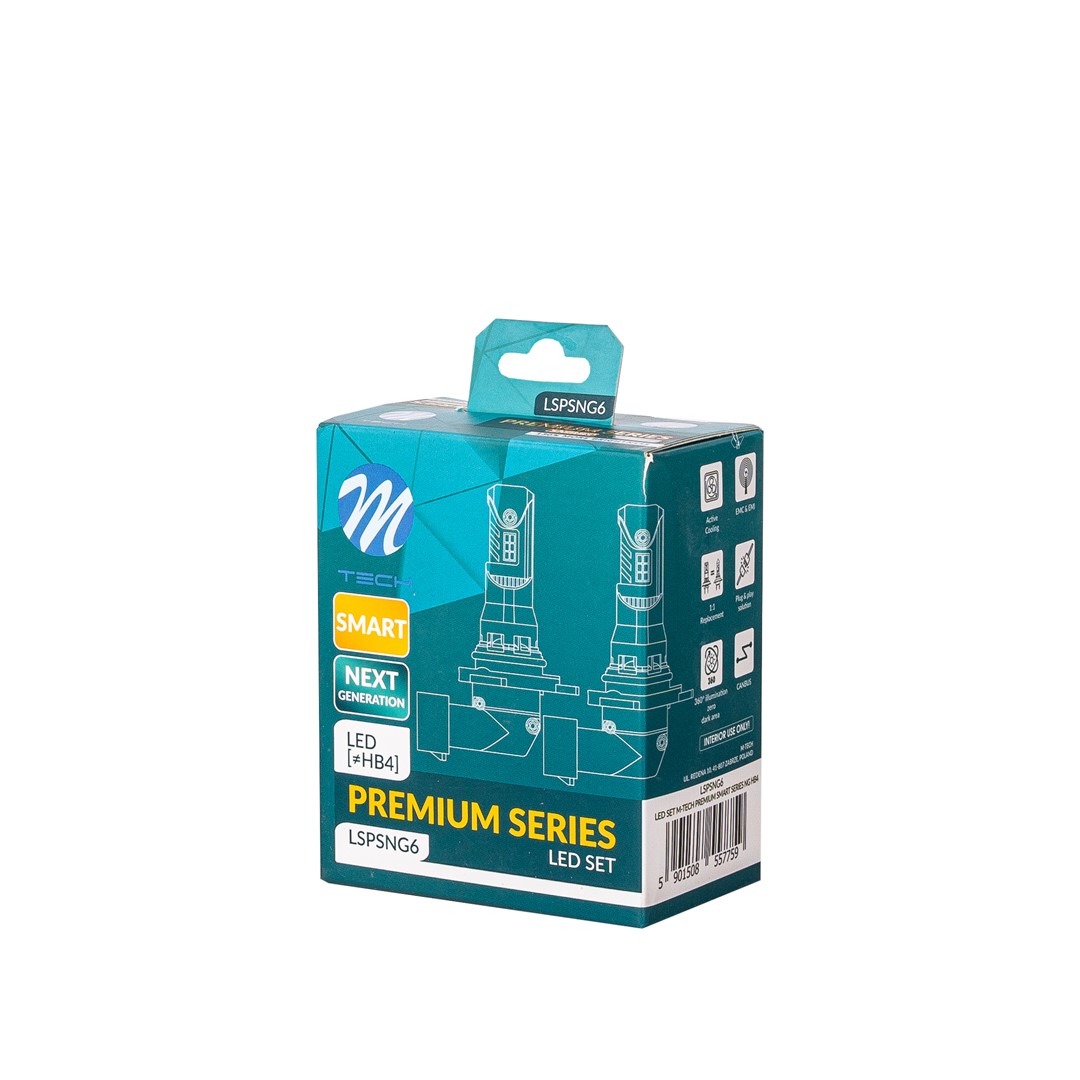 HB4 LED Lamps M-TECH Premium Smart Series Canbus