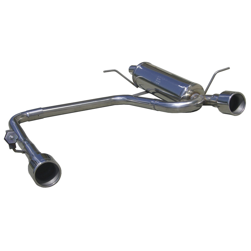 100% Inox Double Sport Exhaust  Ford Fiesta VII 1.6 (120HP) 9/2008- 102mm
